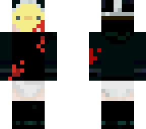 diaper girl with chicken mask  murder