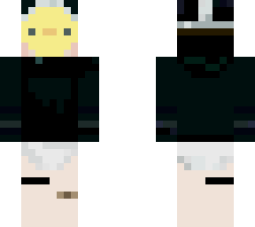 diaper girl with chicken mask 3