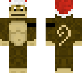 festive monkey with
