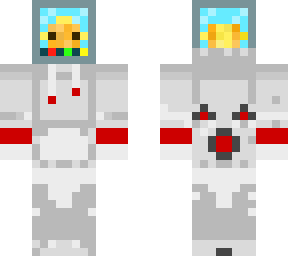 fish piloting a ghast hoodie person
