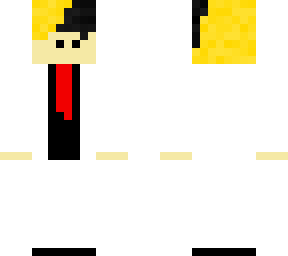 gold and black boy but white business suit