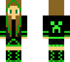 green gamer girl