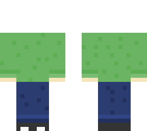 green sweater skin base