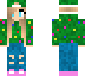 green sweeter girl christmas edition