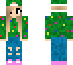 green sweeter girl christmas edition