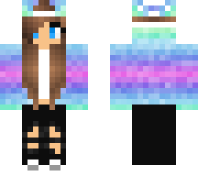 hoodie girl rainbow adidas