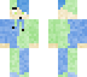 lime and blue