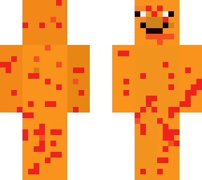 red and orange skin