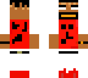 red icon vest with grillz!