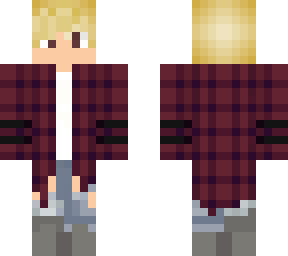 red plaid