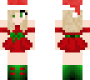 santa dress girl