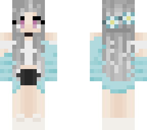 savfay-blue gray flower crown