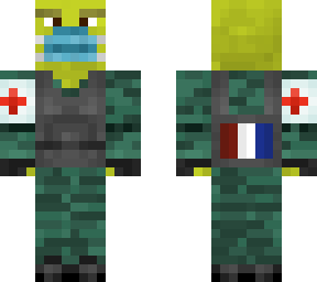 shrek medic with a mask