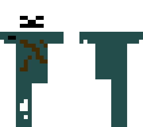 skeleton with rusty armor