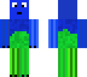 some green and blue guy