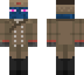 winter enderman blue
