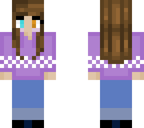 wintery brown haired girl