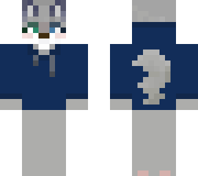 wolf in hoodie skin