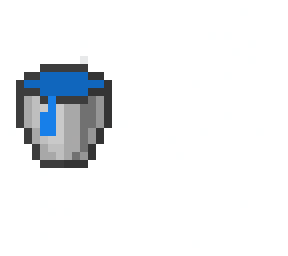 a bucket with water in it!!