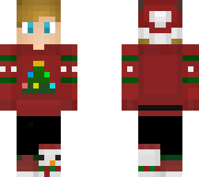 blonde christmas boy