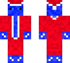 blue santa