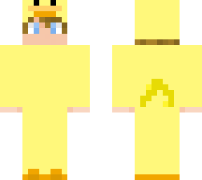 boy in duck onesie
