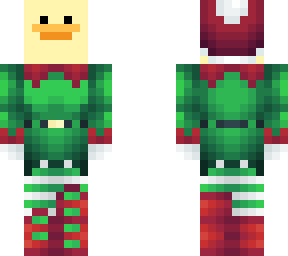 christmas elf duck