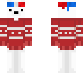 christmas french polar bear (sweater in desc)