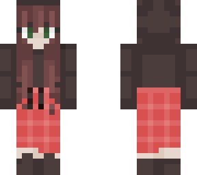 christmas girl (with brown hair)