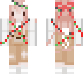 christmas girl in overalls(edit)