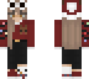 chritsmas skin girly with goggy glasses