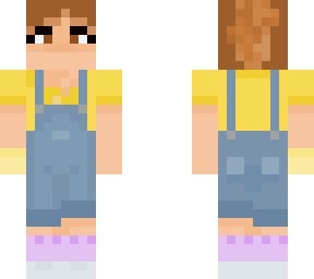 clara with overalls