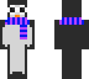 clout penguin with scarf