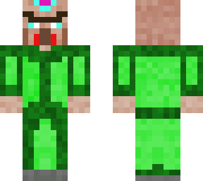 crazy villager-profile skin
