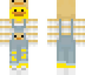 duck in overalls