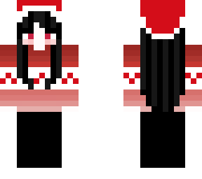 edited version of my old skin. christmas girl skin