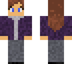 gaming girl purple vest