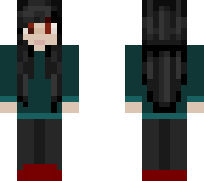 girl with black hair