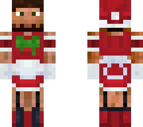 jschlatt christmas maid skin lol