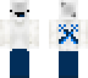 opposite bedless noob (blue bedless noob)