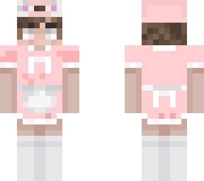 pink catboy maid