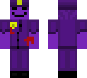 purple guy with hat