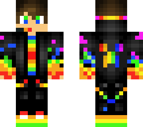 rainbow gamer boy
