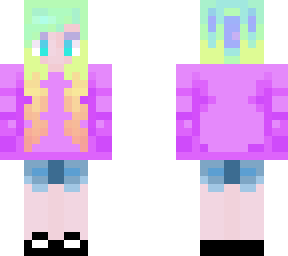 random rainbow girl