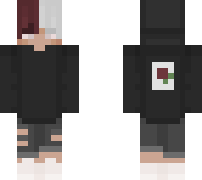 red white hair