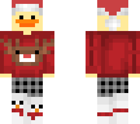 reindeer sweater duck