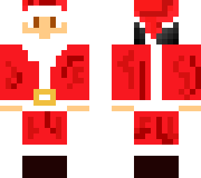 santa skin with black hair
