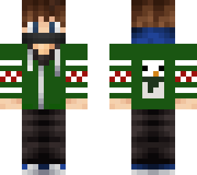 the first skin i used with christmas things