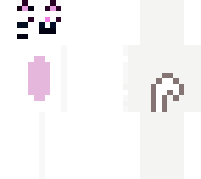 white smiley cat