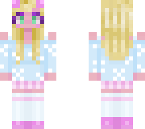 winter cat girl